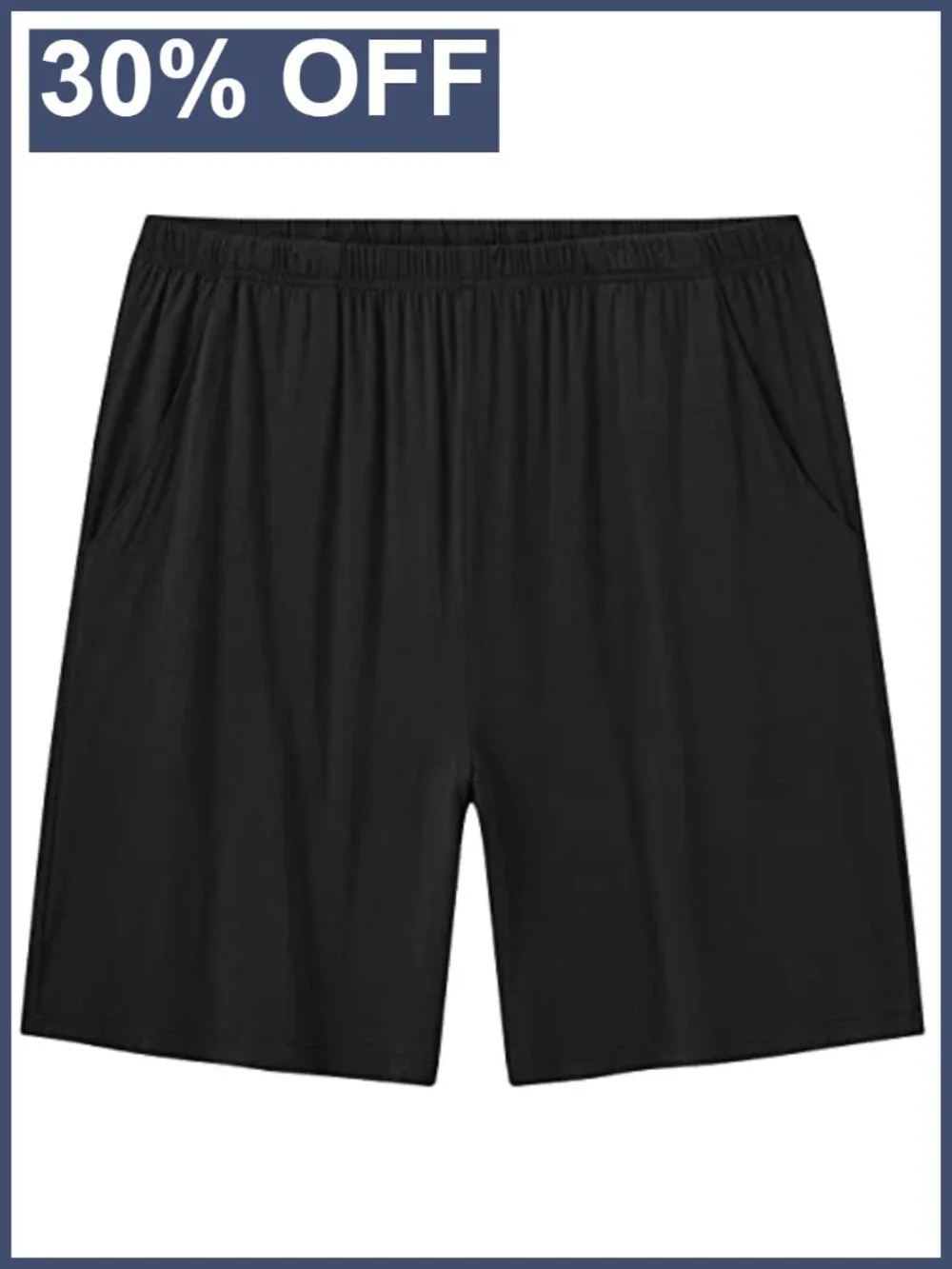 Men's Modal Pajama Set - Short Sleeve Lounge Sleepwear with Pockets